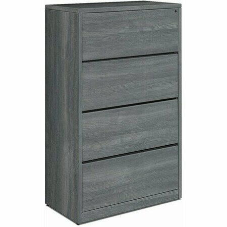 THE HON CO Lateral File, 4-Drawer, 36inx20inx59-1/8in, Sterling Ash HON10516LS1